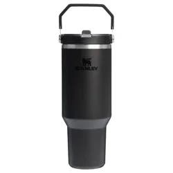 Stanley 40 oz Stainless Steel Ice Flow Flip Straw Tumbler Black 2.0