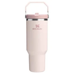 Stanley 40 oz Stainless Steel Ice Flow Flip Straw Tumbler Rose Quartz