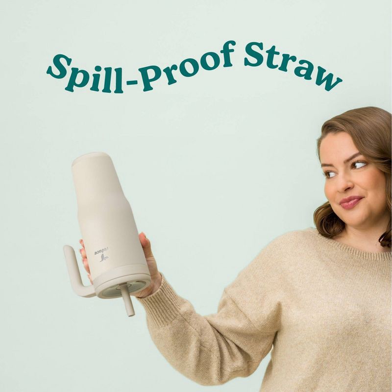 slide 6 of 6, Reduce 40oz Chiller Vacuum Insulated Stainless Steel Spill-Proof Tumbler Opal, 40 oz