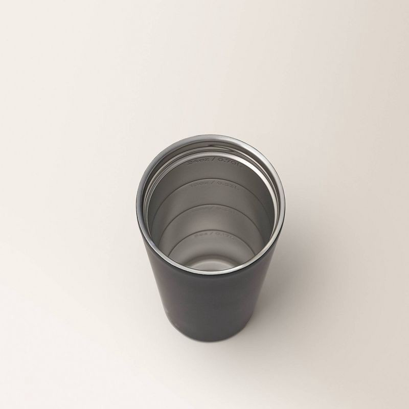 slide 4 of 7, Reduce 24oz Halo Stainless Steel Straw Tumbler Black, 24 oz