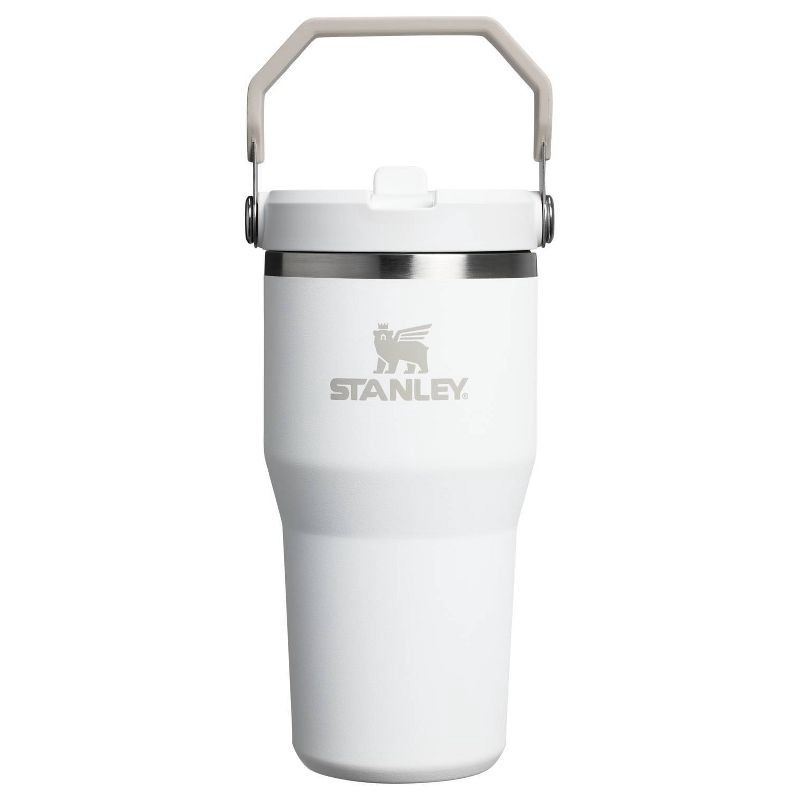 slide 1 of 3, Stanley 20 oz Stainless Steel Ice Flow 2.0 Flip Straw Tumbler Frost, 20 oz