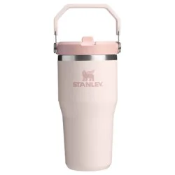 Stanley 20 oz Stainless Steel Ice Flow 2.0 Flip Straw Tumbler Rose Quartz