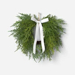 Draping Cedar Mini Christmas Wreath Green - Room Essentials™