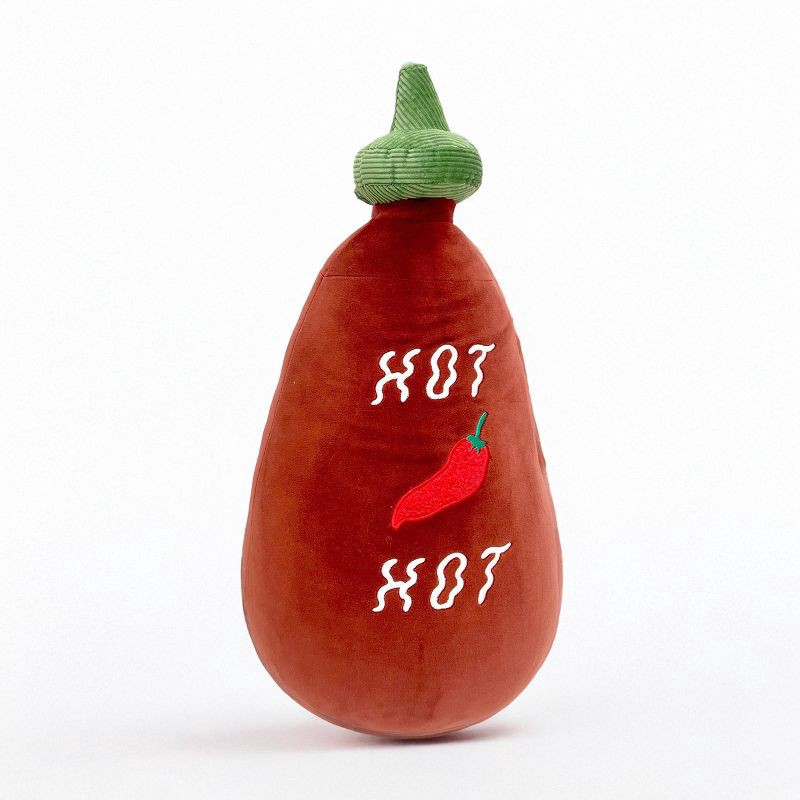 slide 2 of 3, PM&J Home 20" Weighted Hot Sauce Stuffed Plush, 1 ct