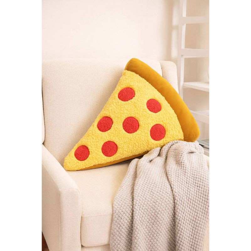 slide 3 of 3, PM&J Home 5" Weighted Pizza Stuffed Plush, 1 ct