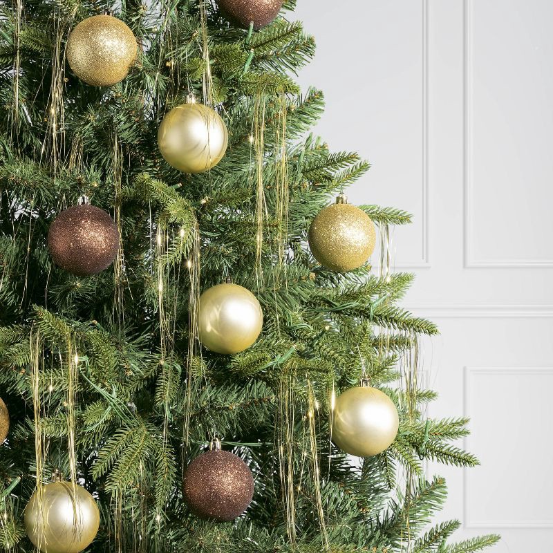 slide 2 of 3, 4pk Christmas 1000ct Tinsel Icicle Champagne - Wondershop™, 4 ct, 1000 ct