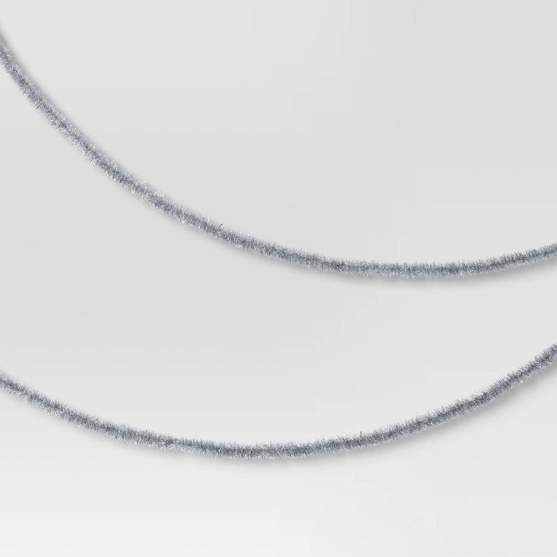 slide 1 of 3, 15' Christmas Soft and Silky Tinsel Garland - Wondershop™, 1 ct