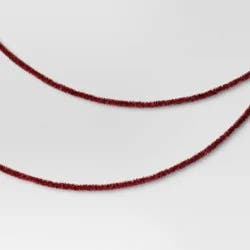15' Soft and Silky Tinsel Christmas Garland - Wondershop™