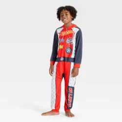 Boys' Hot Wheels Racing Union Suit - Gray/Black S | Shipt