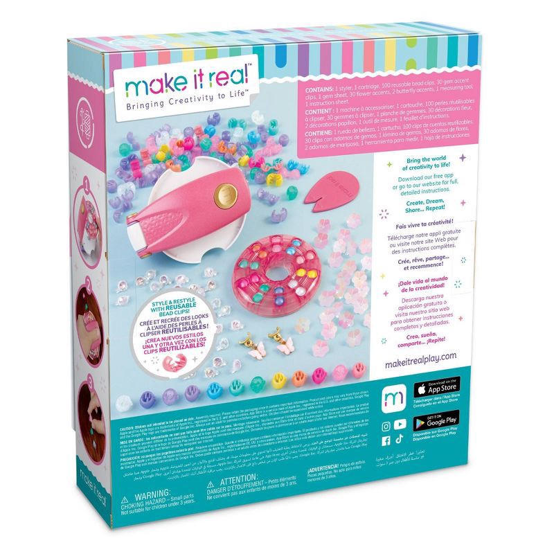 slide 3 of 9, Make It Real Snap 'n Glam Hair Styling Set, 1 ct