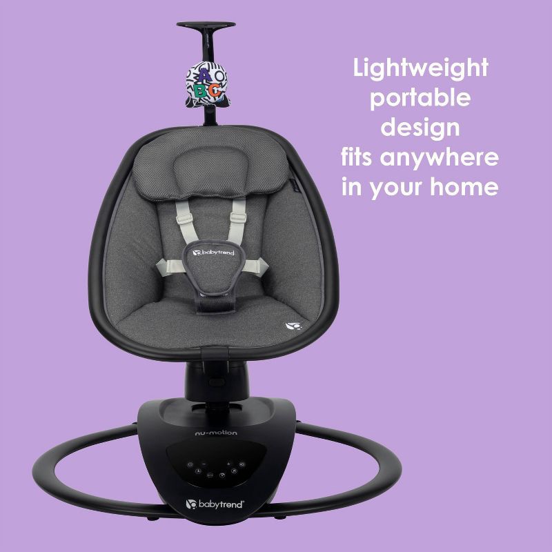 slide 6 of 13, Baby Trend Nu-Motion Infinity Swing with Interactive Display - Midnight Black, 1 ct