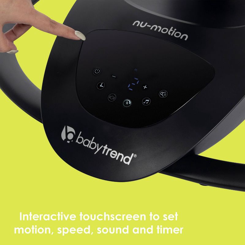 slide 7 of 13, Baby Trend Nu-Motion Infinity Swing with Interactive Display - Midnight Black, 1 ct