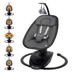 Baby Trend Nu-Motion Infinity Swing with Interactive Display - Midnight Black