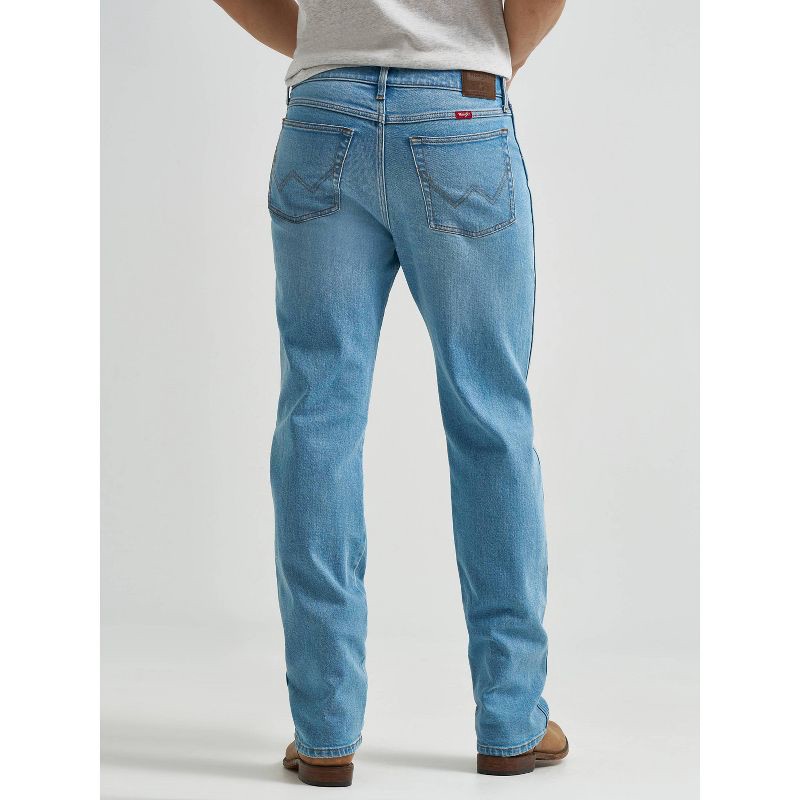 slide 4 of 6, Wrangler Men's Relaxed Fit Bootcut Jeans - Light Indigo 32x32, 1 ct
