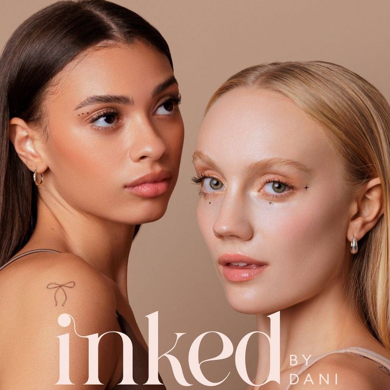 slide 2 of 8, INKED by Dani Feel Good Pack Temporary Tattoos - 20ct, 20 ct