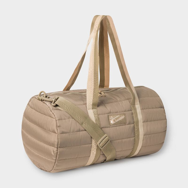 slide 3 of 4, Champion Billie Quilted Duffel - Khaki, 1 ct