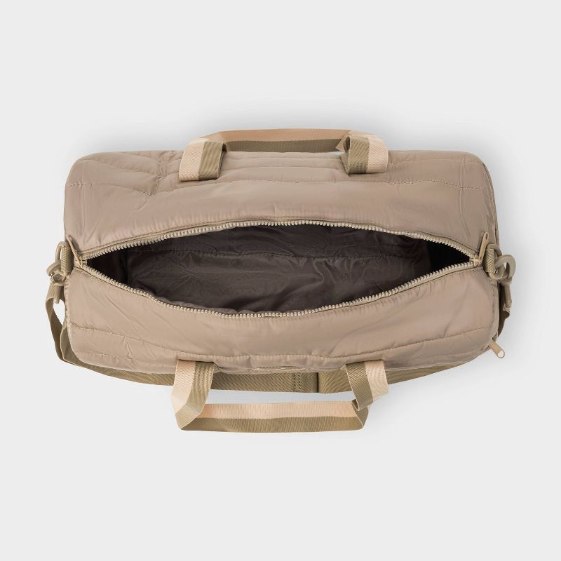 slide 4 of 4, Champion Billie Quilted Duffel - Khaki, 1 ct