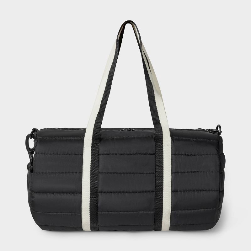 slide 2 of 3, Champion Billie Quilted Duffel - Black, 1 ct