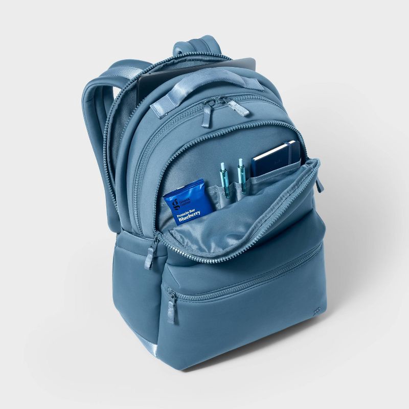 slide 3 of 5, Faux Neoprene Backpack - All in Motion™ - Dusty Navy, 1 ct