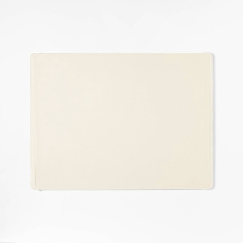 slide 3 of 4, 15"x20" Non Slip Recycled Poly Cutting Board Vintage Cream - Figmint™, 1 ct