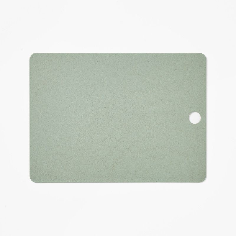 slide 3 of 4, 11"x15" Recycled Poly Essentials Cutting Board Green - Figmint™, 1 ct