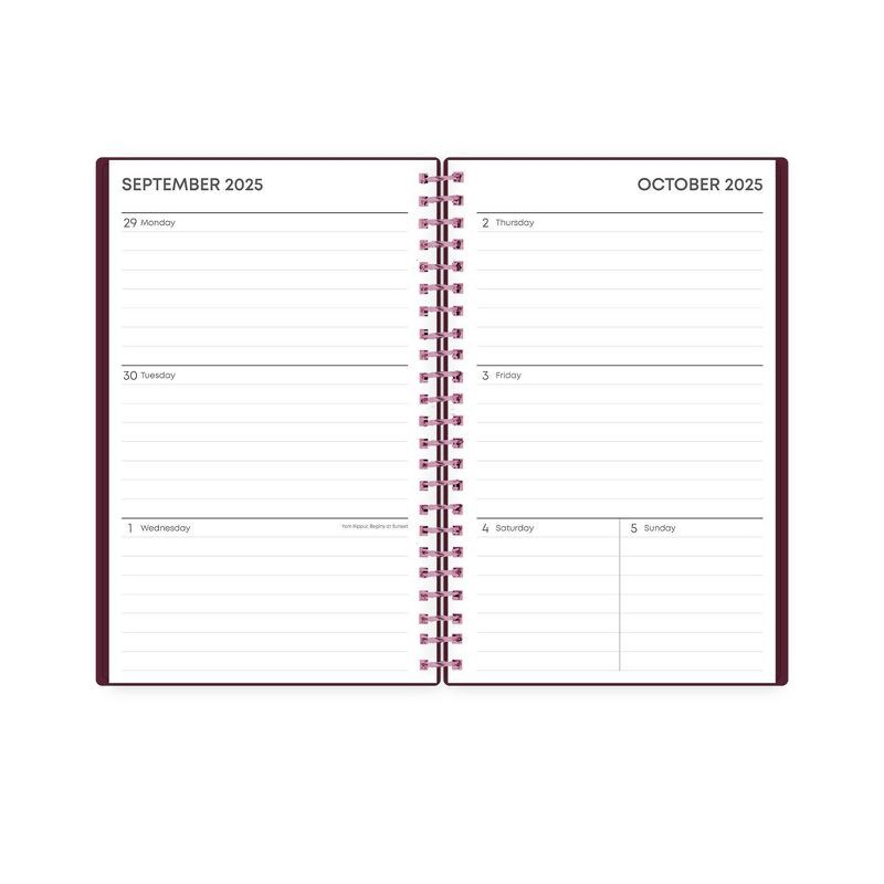 slide 6 of 11, Blue Sky 2026 Weekly/Monthly Month Planning Calendar 5"x8" Elvy, 1 ct