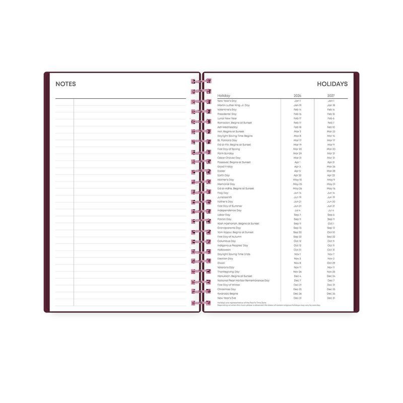 slide 9 of 11, Blue Sky 2026 Weekly/Monthly Month Planning Calendar 5"x8" Elvy, 1 ct