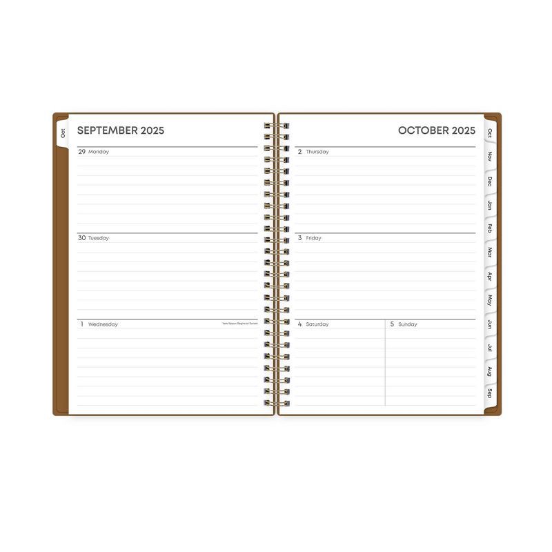 slide 5 of 13, Blue Sky 2026 Weekly/Monthly 15 Months Planning Calendar and Notes 5.875"x8.625" Mocha Mousse, 1 ct