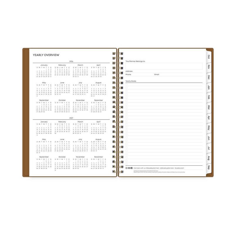 slide 7 of 13, Blue Sky 2026 Weekly/Monthly 15 Months Planning Calendar and Notes 5.875"x8.625" Mocha Mousse, 1 ct