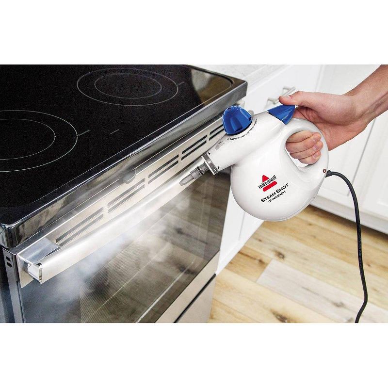 slide 3 of 5, BISSELL SteamShot OmniReach Portable Cleaner 4171F 0.2" Cleaning Path White, 1 ct