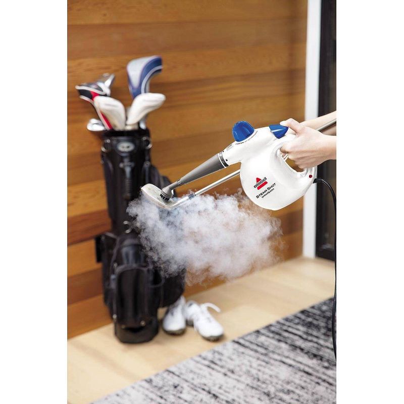 slide 4 of 5, BISSELL SteamShot OmniReach Portable Cleaner 4171F 0.2" Cleaning Path White, 1 ct