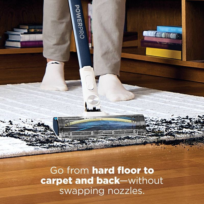 slide 3 of 10, Shark PowerPro Flex Pet Cordless Vacuum, FloorDetect Technology, Carpet and Hard Floor, Headlight, 50 Min Runtime White IZ381H, 1 ct