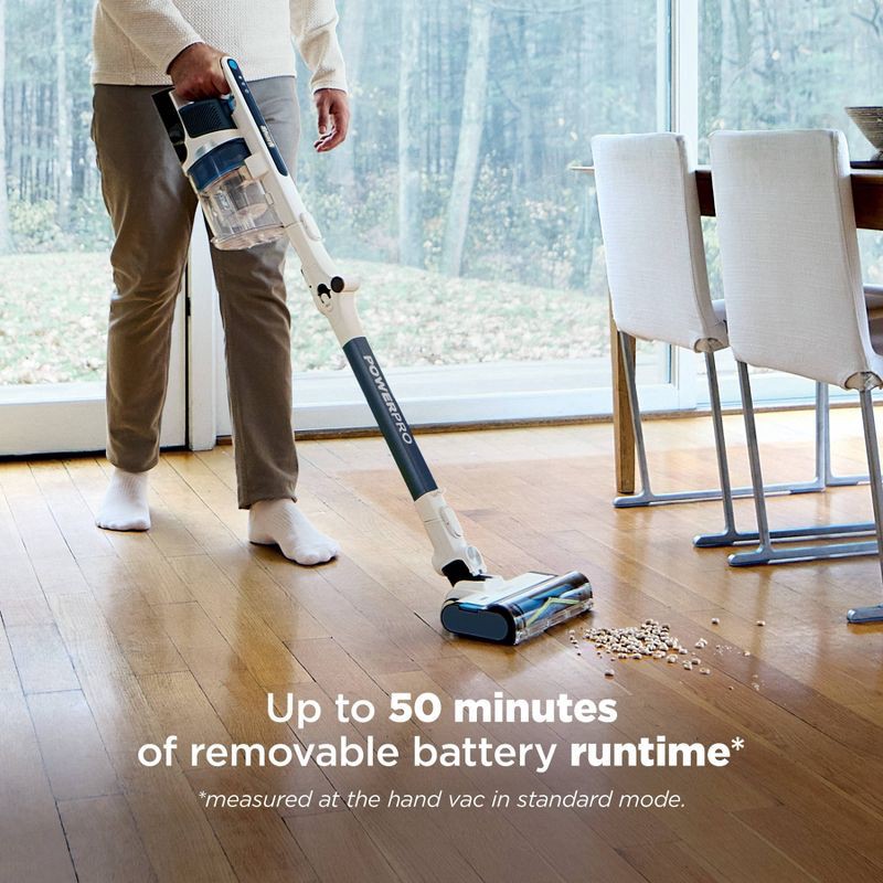 slide 5 of 10, Shark PowerPro Flex Pet Cordless Vacuum, FloorDetect Technology, Carpet and Hard Floor, Headlight, 50 Min Runtime White IZ381H, 1 ct