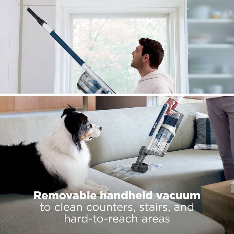 slide 7 of 10, Shark PowerPro Flex Pet Cordless Vacuum, FloorDetect Technology, Carpet and Hard Floor, Headlight, 50 Min Runtime White IZ381H, 1 ct