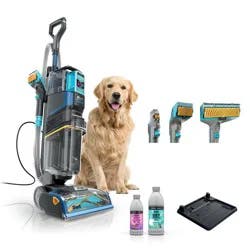 Shark CarpetXpert HairPro StainStriker Upright Carpet, Area Rug & Upholstery Cleaner EX301TGT Navy