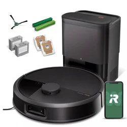 iRobot Roomba Max 705 Cordless Vacuum + AutoEmpty Dock W155020 5.8" Cleaning Path Black