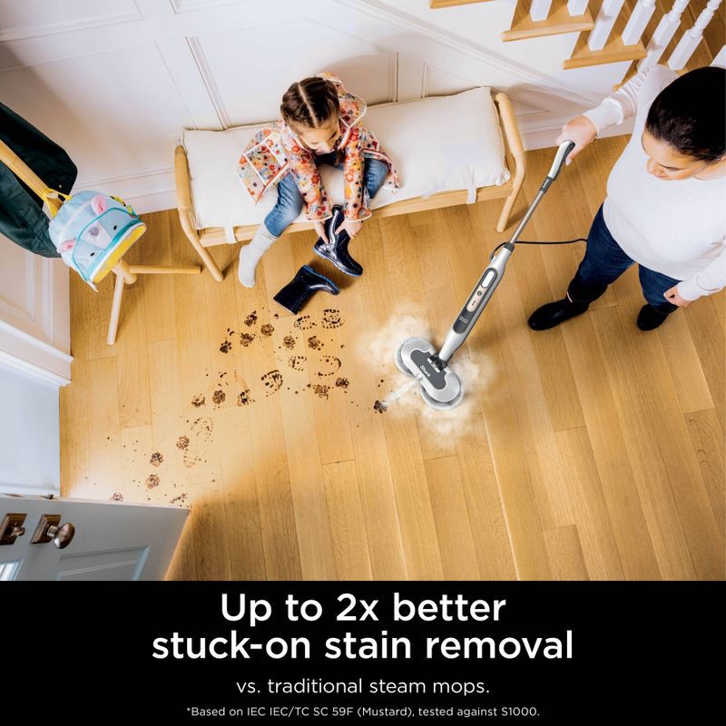 slide 3 of 11, Shark Steam & Scrub with Steam Blaster Technology Scrubbing and Sanitizing Hard Floor Steam Mop White S8201, 1 ct