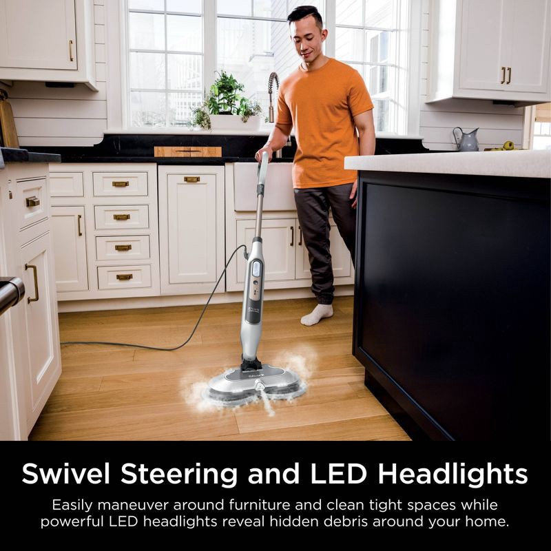 slide 7 of 11, Shark Steam & Scrub with Steam Blaster Technology Scrubbing and Sanitizing Hard Floor Steam Mop White S8201, 1 ct