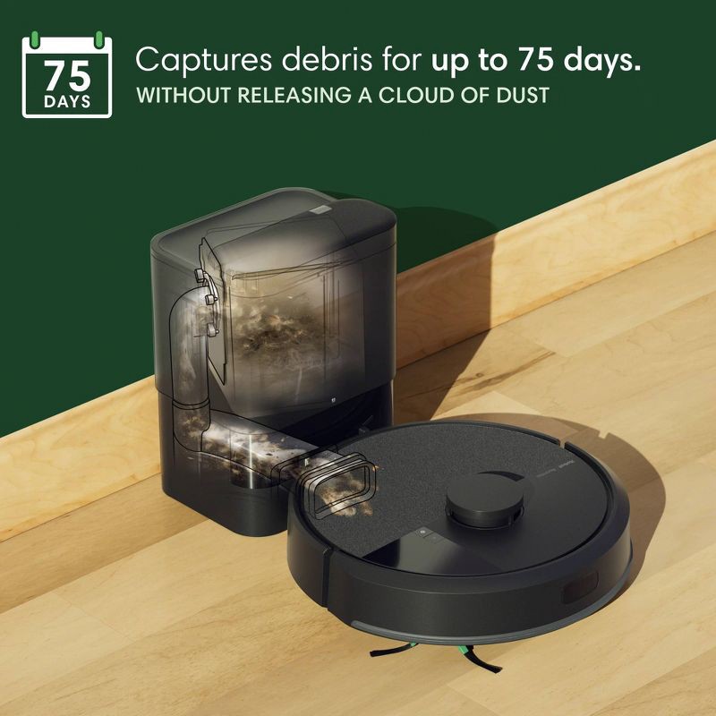 slide 3 of 11, iRobot Roomba 105 Combo Vacuum & Mop + AutoEmpty Dock - Self-Empties 75 Days, Intense Power-Lifting Suction, Multi-Surface Cleaning, LiDAR, 1 ct