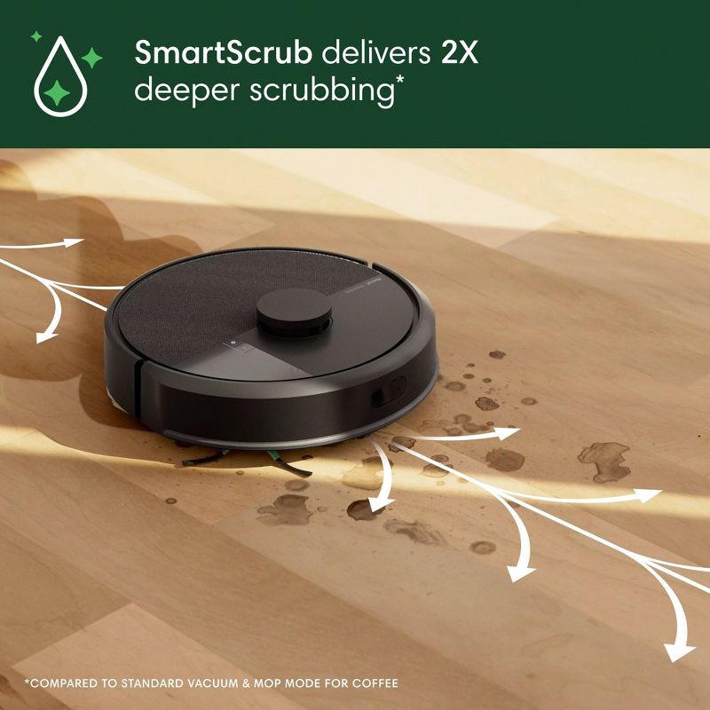slide 8 of 11, iRobot Roomba 105 Combo Vacuum & Mop + AutoEmpty Dock - Self-Empties 75 Days, Intense Power-Lifting Suction, Multi-Surface Cleaning, LiDAR, 1 ct