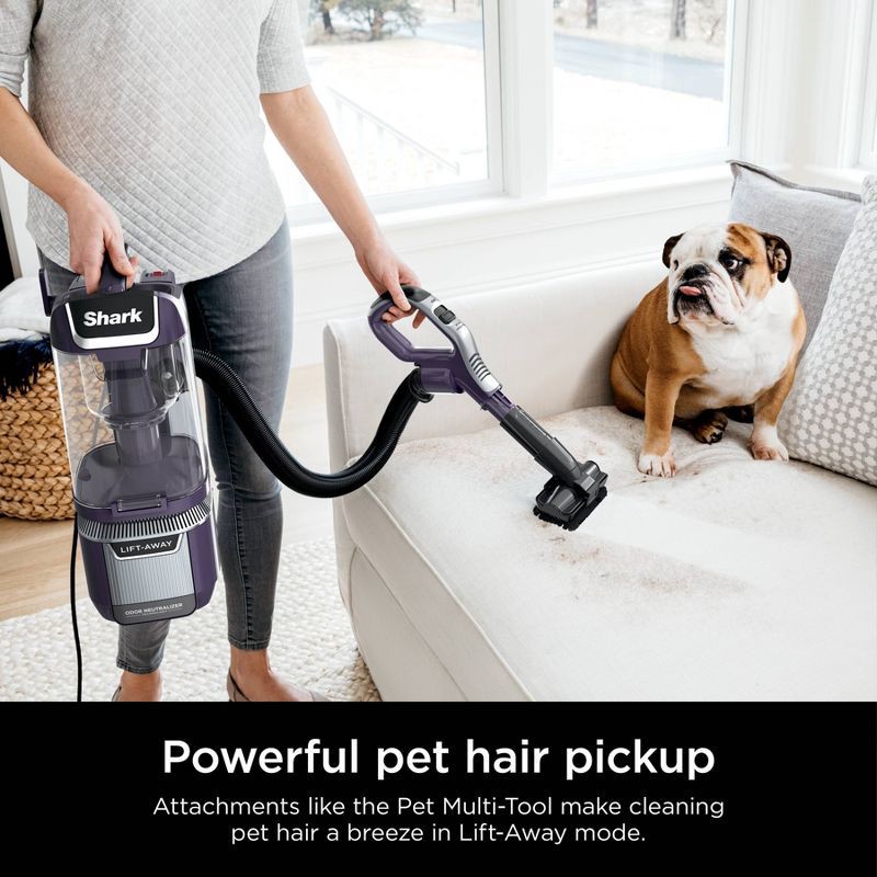 slide 4 of 13, Shark Rotator Pet Lift-Away ADV Upright Vacuum with DuoClean PowerFins HairPro & Odor Neutralizer Purple LA701, 1 ct