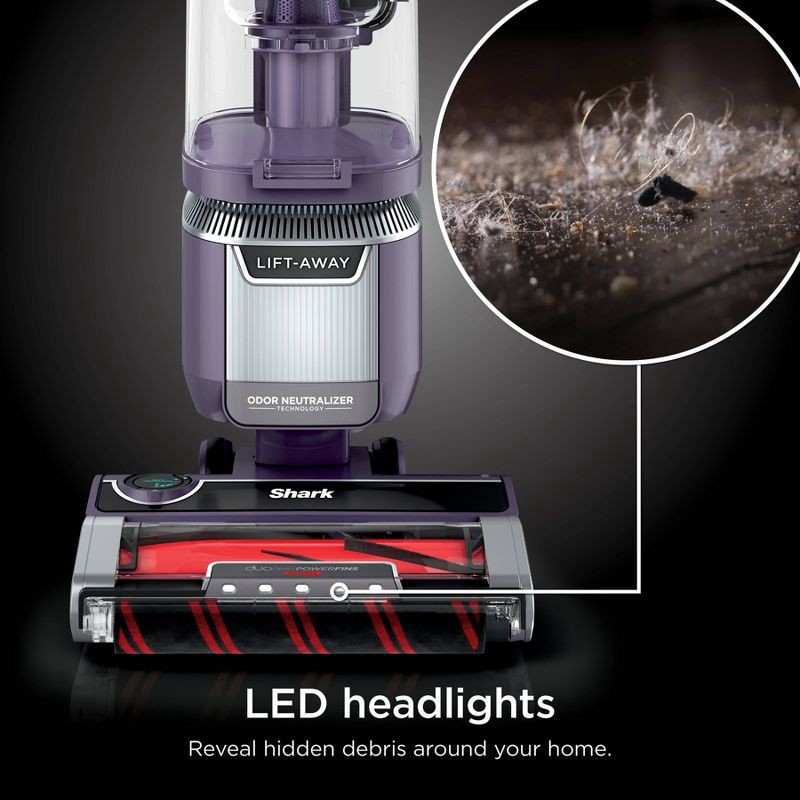 slide 8 of 13, Shark Rotator Pet Lift-Away ADV Upright Vacuum with DuoClean PowerFins HairPro & Odor Neutralizer Purple LA701, 1 ct