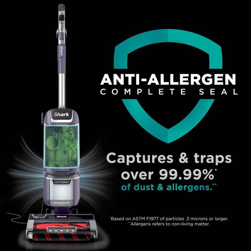 slide 10 of 13, Shark Rotator Pet Lift-Away ADV Upright Vacuum with DuoClean PowerFins HairPro & Odor Neutralizer Purple LA701, 1 ct