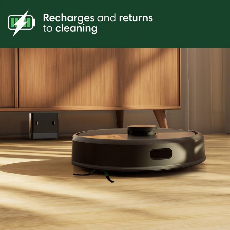 slide 7 of 9, iRobot Roomba 105 Vacuum - Easy-to-Use, Intense Power-Lifting Suction, LiDAR Navigation, Multi-Surface Cleaning, Cleans in Neat Rows, Self-Charging, 1 ct