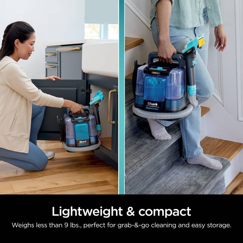 slide 7 of 8, Shark StainStriker HairPro Portable Carpet, Upholstery & Area Rug Cleaner with Pet Mess & Hair Tools Gray PX251TGT, 1 ct