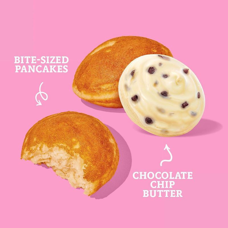 slide 3 of 5, Belgian Boys Bite Sized Chocolate Chip Butter Go Cups and Pancakes Heat and Serve - 3.25oz/9ct, 3.25 oz, 9 ct