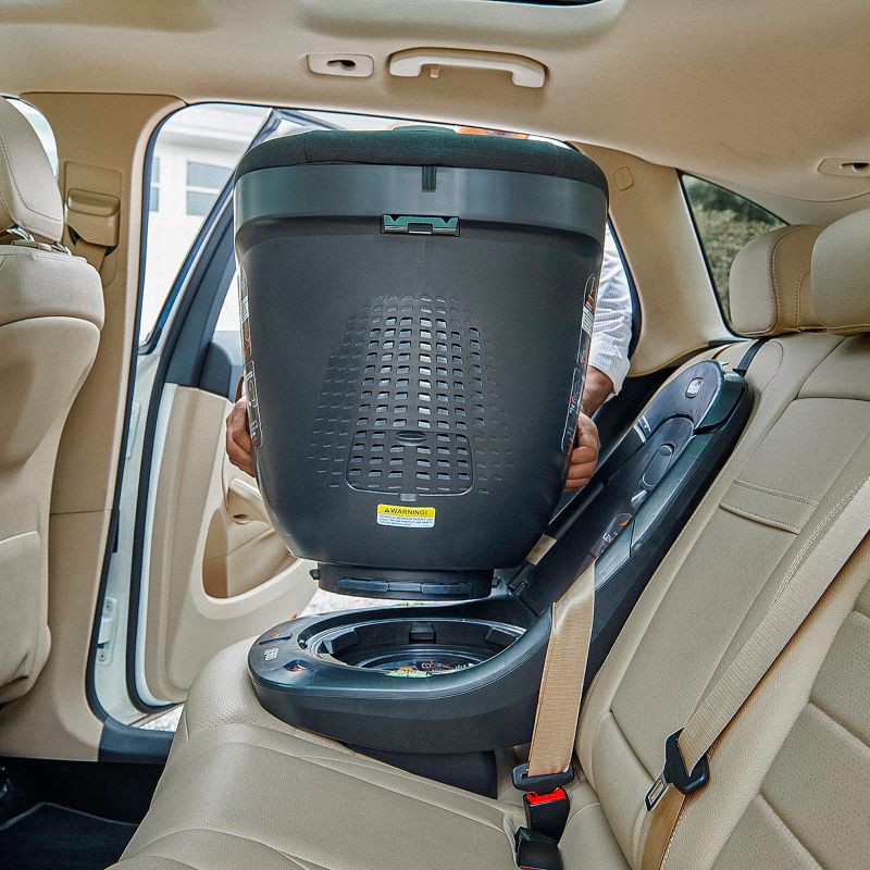 slide 12 of 15, Chicco Fit360 ClearTex Rotating Convertible Car Seat - Obsidian, 1 ct