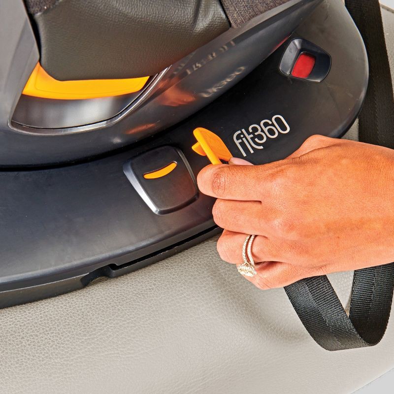 slide 15 of 15, Chicco Fit360 ClearTex Rotating Convertible Car Seat - Obsidian, 1 ct