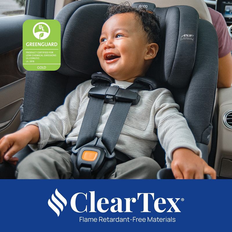 slide 7 of 15, Chicco Fit360 ClearTex Rotating Convertible Car Seat - Obsidian, 1 ct
