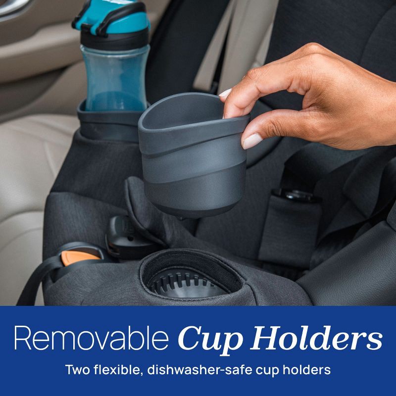 slide 8 of 15, Chicco Fit360 ClearTex Rotating Convertible Car Seat - Obsidian, 1 ct